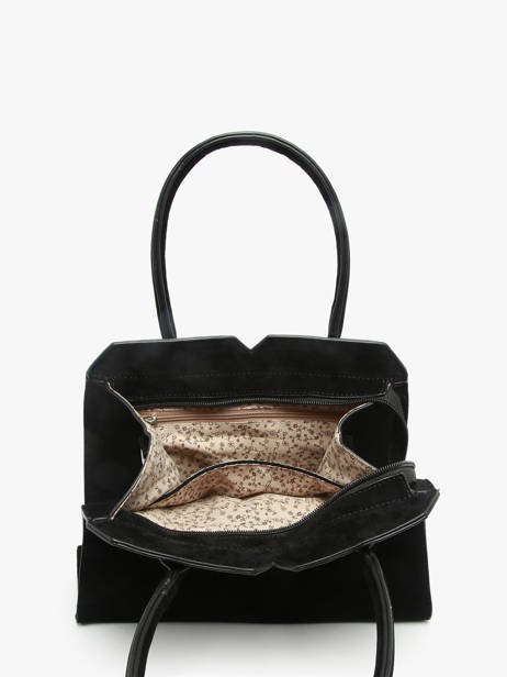 Handtas Velvet Miniprix Zwart velvet F7510 ander zicht 2